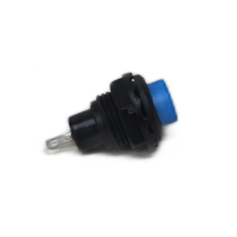 Blue R Mm Pin Momentary Self Reset Round Cap Push Button