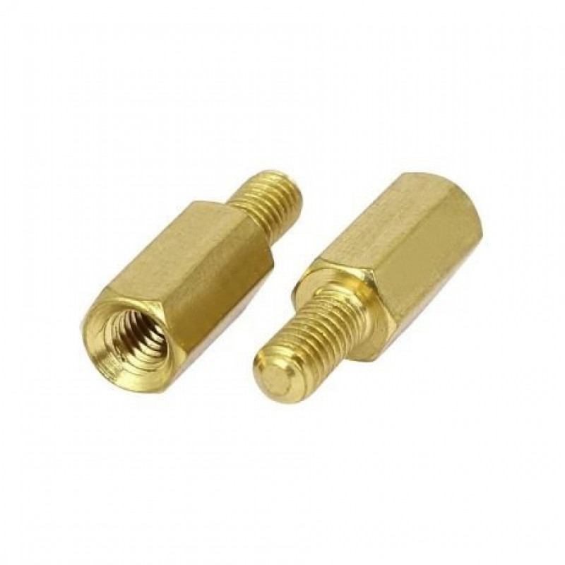 M X Mm Male Female Brass Hex Threaded Pillar Standoff Spacer