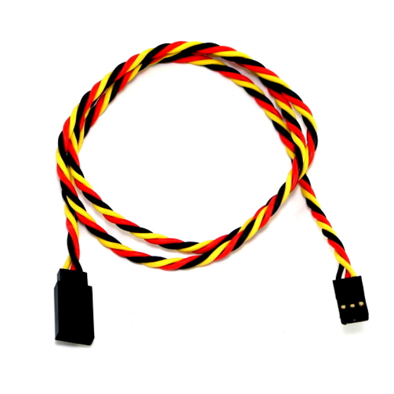 SafeConnect Twisted 45CM 22AWG Servo Lead Extension JR Cable Buy Online