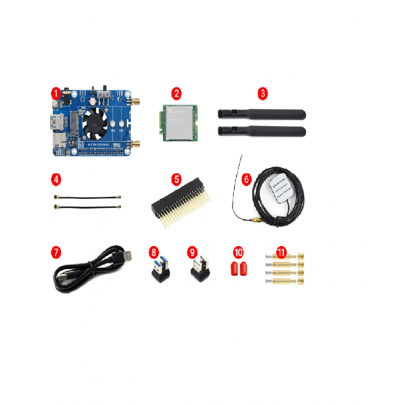 Waveshare Sim G H M G Hat For Raspberry Pi Lte Cat High Speed