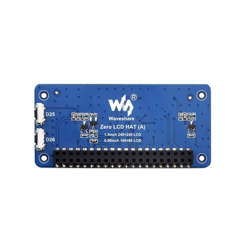 Waveshare Triple Lcd Hat For Raspberry Pi Onboard Inch Ips Lcd Main