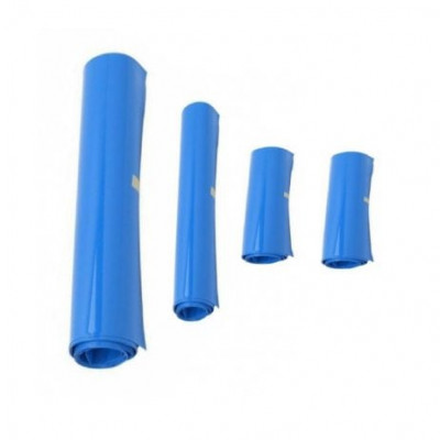 1 Meter PVC Heat Shrink Sleeve 130mm Sky Blue