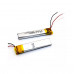 100 mAh 3.7V single cell Rechargeable LiPo Battery