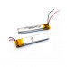 120 mAh 3.7V single cell Rechargeable LiPo Battery