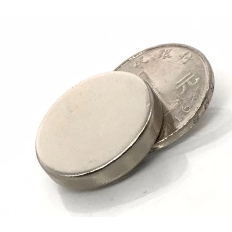 Edm 25x5 mm Neodymium Magnet Silver