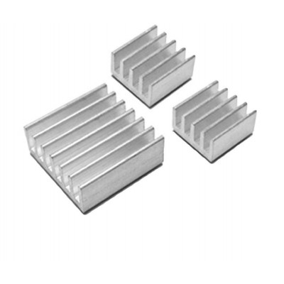 3 in 1 Aluminum Heat Sink Set for Raspberry Pi 3