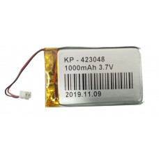 3.7V 1000mAH (Lithium Polymer) Lipo Rechargeable Battery Model KP-423048