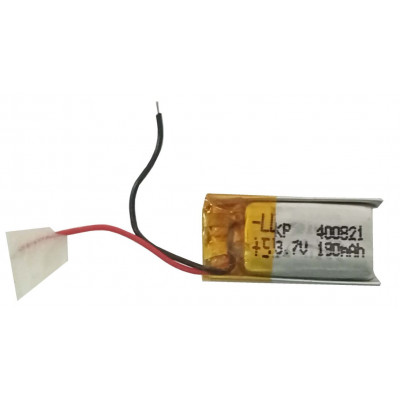 3.7V 190mAH (Lithium Polymer) Lipo Rechargeable Battery Model KP-400821