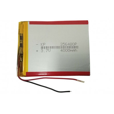 3.7V 4000mAH (Lithium Polymer) Lipo Rechargeable Battery Model KP-356480