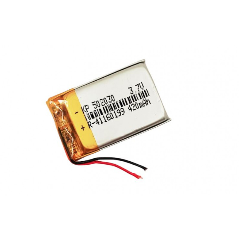 3.7V 420mAH Lithium Polymer Lipo Rechargeable Battery Model KP