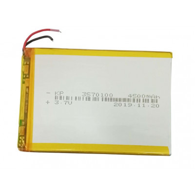 3.7V 4500mAH (Lithium Polymer) Lipo Rechargeable Battery Model KP-3570100