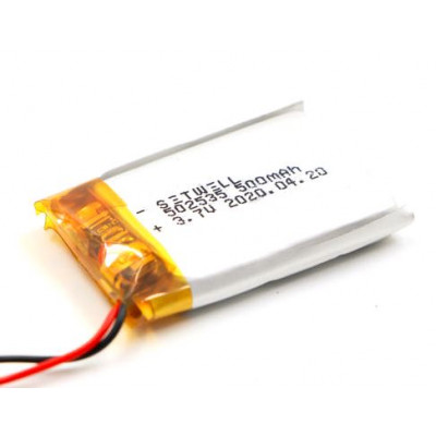 3.7V 500mAH (Lithium Polymer) Lipo Rechargeable Battery Model KP-502535