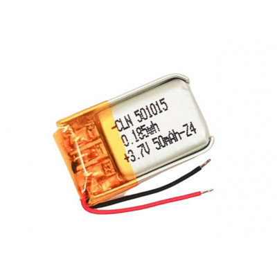 3.7V 50mAH (Lithium Polymer) Lipo Rechargeable Battery Model KP-501015