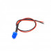 3V 3MM Blue LED Indicator With wire 20cm (Pack of 5)