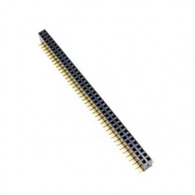 2x40 Female Header 2.54mm Pitch - Surface Mount Type (SMT) Connector