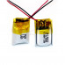 50 mAh 3.7V single cell Rechargeable LiPo Battery