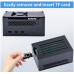 52Pi Raspberry Pi 5 Aluminum Case Black Brick Enlosure with Cooling Fan Heatsink