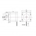 57HM41-2804 NEMA23 5Kg-cm Stepper Motor Round-Type