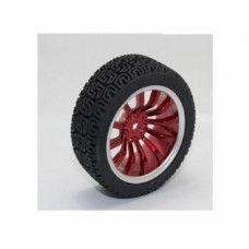 65mm Robot Smart Car 12 Rim Wheel - Red