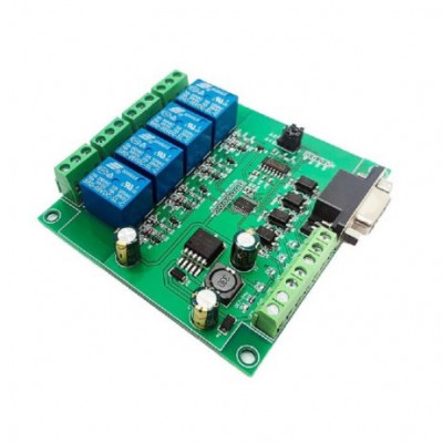 7-24V Modbus RTU 4 Channel RS232 Serial Relay Module