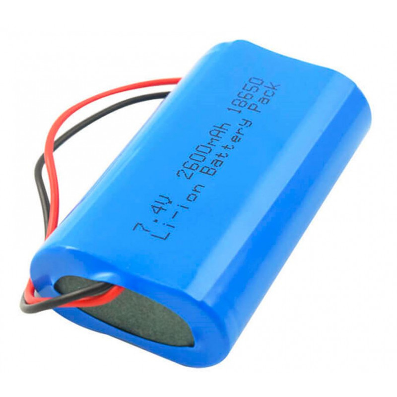 7.4V 2600mAH Lithium Polymer (Li-Po) Battery - 18650 Model buy online at  Low Price in India 