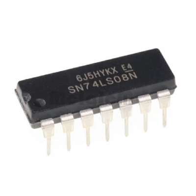 74LS08 Quadruple 2-Input Positive AND Gate IC (7408) DIP-14 Package