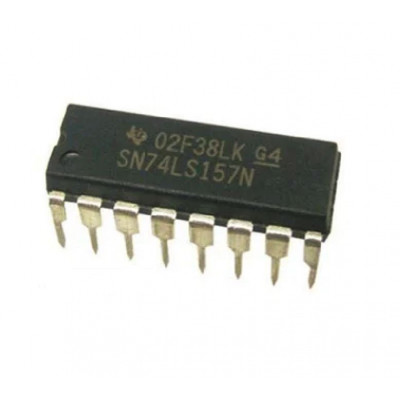 74LS157 Quad 2-input Multiplexer IC (74157 IC) DIP-16 Package