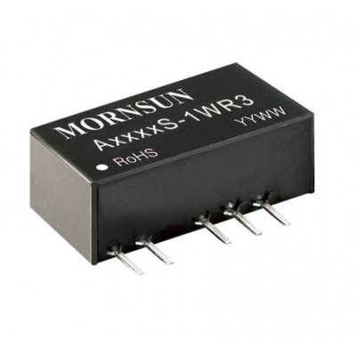 A0515S-1WR3 Mornsun 5V to ±15V DC-DC Converter 1W Power Supply Module - SIP Package