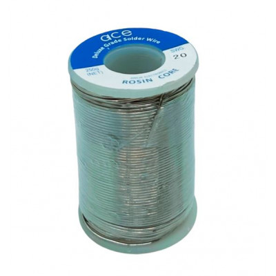 ACE 250gm 20 Gauge (Deluxe) Grade Rosin Core Solder Wire