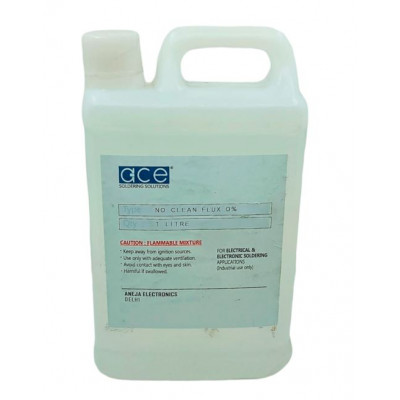 ACE 1 Litre No Clean Flux 0% Soldering Liquid Flux 