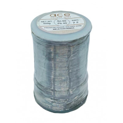 ACE 500gm 22 Gauge (Premium) 60/40 Grade Solder Wire