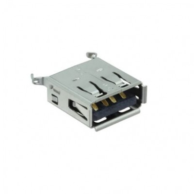 Amphenol USB Connector, USB Type A, USB 2.0, Receptacle, 4 Ways, PCB Mount