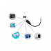 Black 4PIN LED Strip Mini Bluetooth Controller 5- 24V