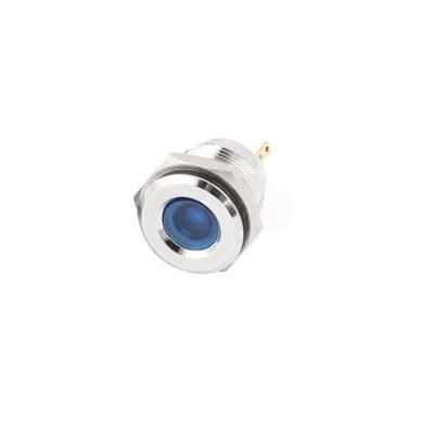 Blue 10-24V 16mm LED Metal Indicator Light