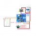 Blue 12V Water Level Controller Switch Liquid Level Sensor Module