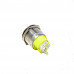 Blue 22 mm 12V-24 V LATCHING Metal Switch