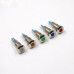 Blue 3-9V 8mm LED Metal Indicator Light