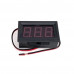 Blue Two-Wire 0.56 Inch DC5V-120V DC Digital Display Voltmeter For Car Bicycle Motorcycle