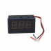 Blue Two-Wire 0.56 Inch DC5V-120V DC Digital Display Voltmeter For Car Bicycle Motorcycle