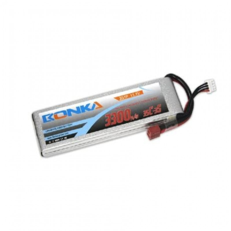 Bonka 11.1V 3300mAh 35C 3S Lithium Polymer Battery Pack buy online at