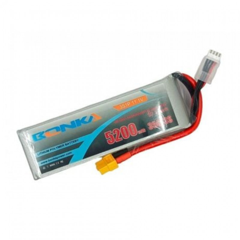 Bonka 11.1V 5200mAh 35C 3S Lithium Polymer Battery Pack buy online at