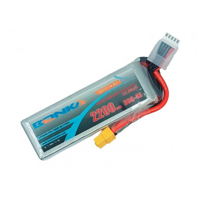 Bonka 14.8V 2200mAh 35C 4S 1P Lipo Battery