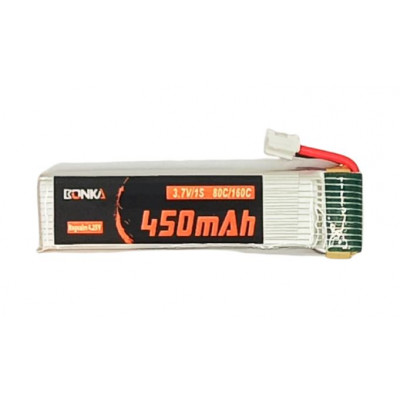 Bonka 3.7V 450mAh 80C 1S Lipo Battery