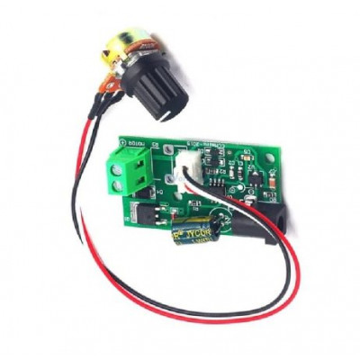 CCMmini Micro PWM DC Motor Speed Controller 6V 12V 24V Universal 3A Small Speed Control Board