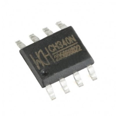 CH340N USB to Serial Bridge IC 12MHz Inbuilt Crystal SOP8 150mil ( 8 PIN )