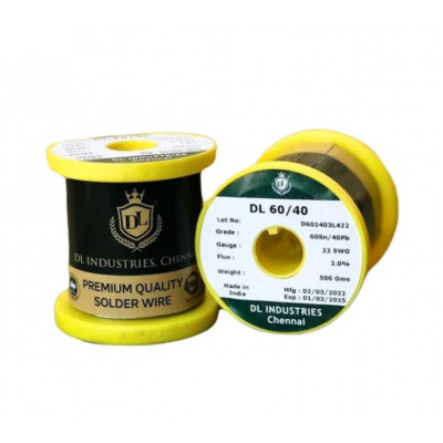 DL 500gm 22 Gauge (Premium) 60/40 Grade Solder Wire