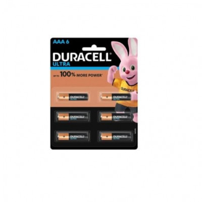 Duracell Ultra Alkaline Batteries AAA (Pack of 6)