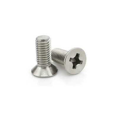 SS 304 CSK Countersunk Philips Head M3 X 10 mm Bolt - 10 Pieces pack