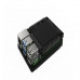 EDATEC Pi5 Passive Cooling Open CNC Case, black