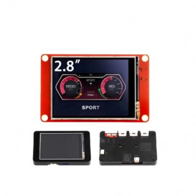 ELECROW ESP32 display-2.8 Inch HMI 240320 Display SPI TFT LCD Touch Screen Compatible with Arduino/LVGL/Esphome- Homeassistant/PlatformIO /Micropython Without Acrylic Case